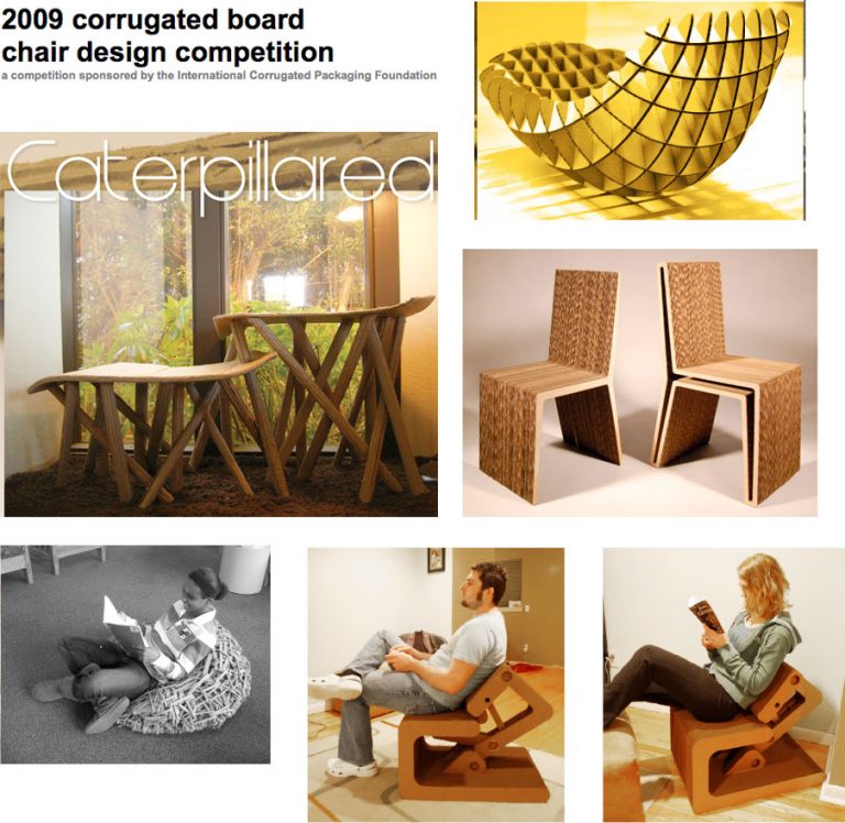 Corrugated Chair Competition Finalists   Chaircomp1 768x748 