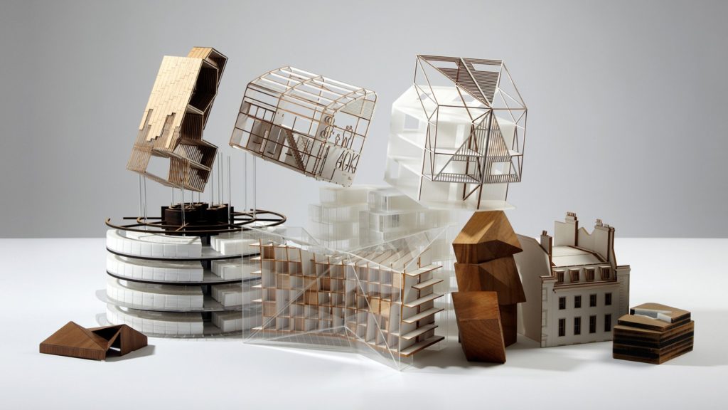 architectural cardboard models