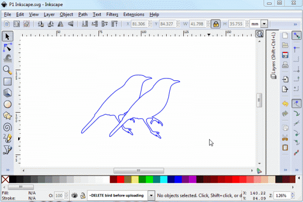 inkscape drawing to vector
