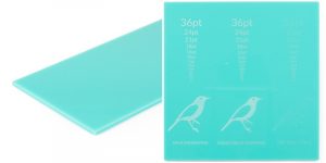 10 Turquoise Acrylic sheet